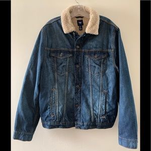 GAP Sherpa Lined Denim Jacket